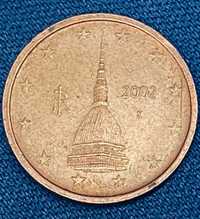 Vendo moeda de 2 cêntimos Itália 2002