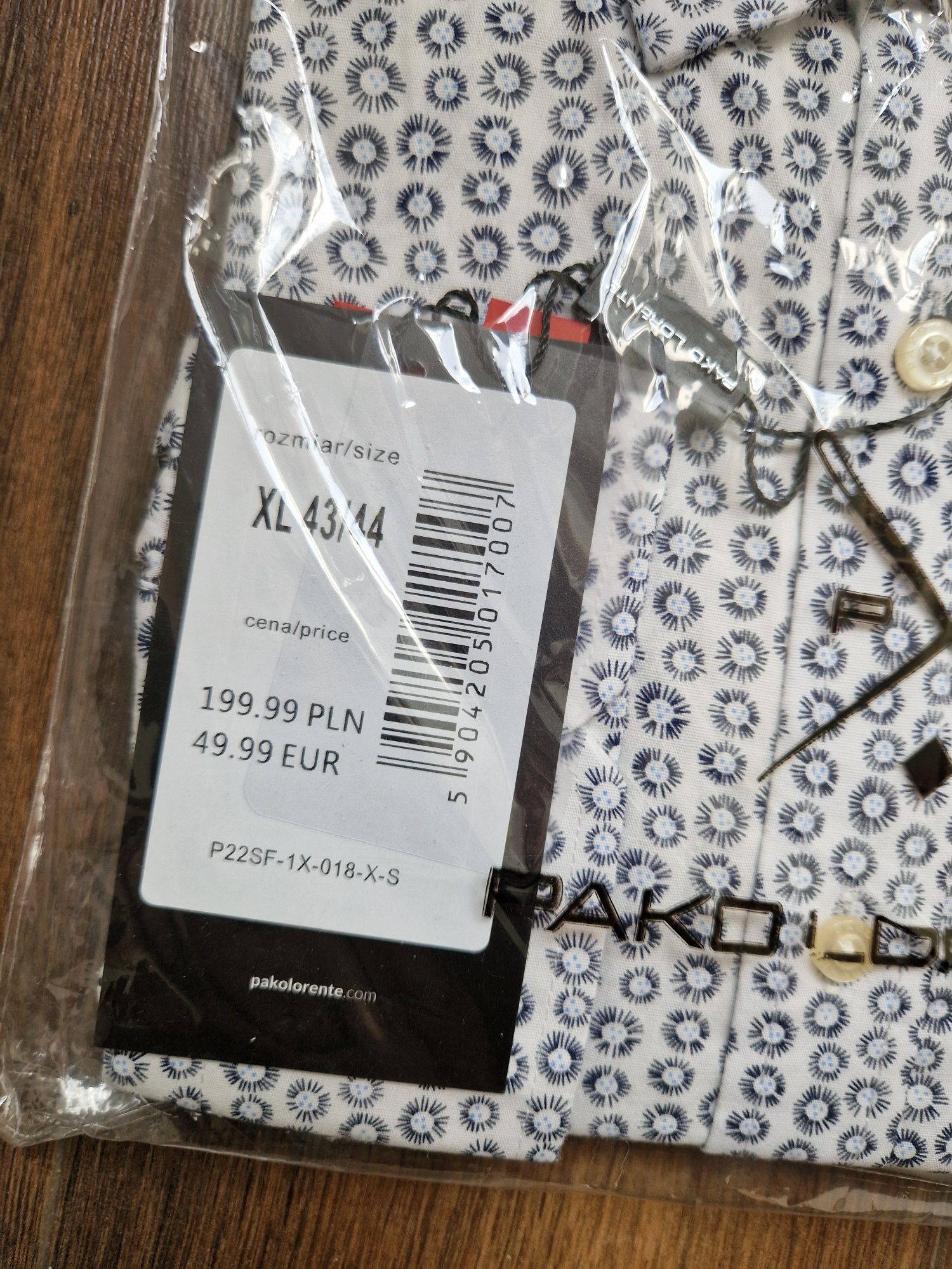 Pako Lorente nowa koszula męska slim r XL (43/44)