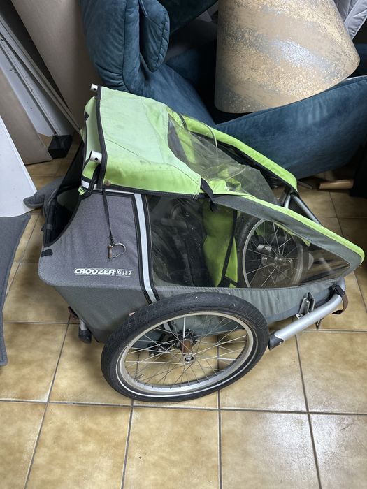 Przyczepka rowerowa Croozer Kid for 2 zielona