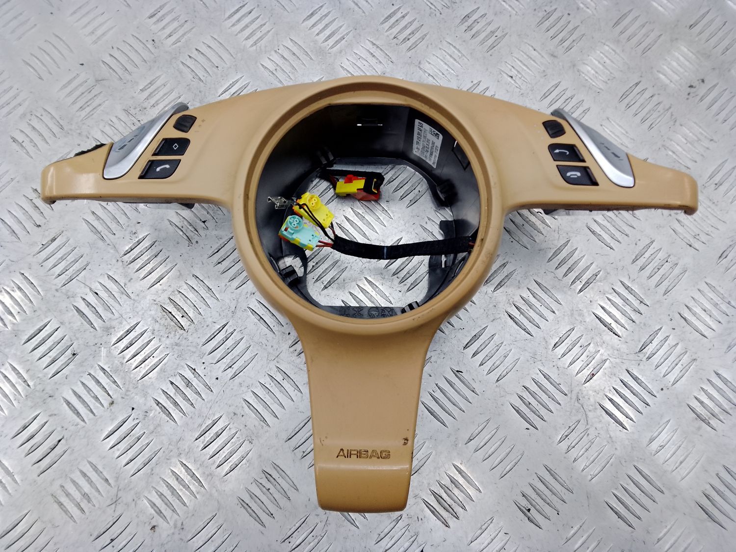 Накладка руля с кнопками управления 7PP959537D6W0 для Porsche Cayenne