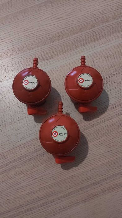 Conjunto de 3 redutores de gás Galp Butano