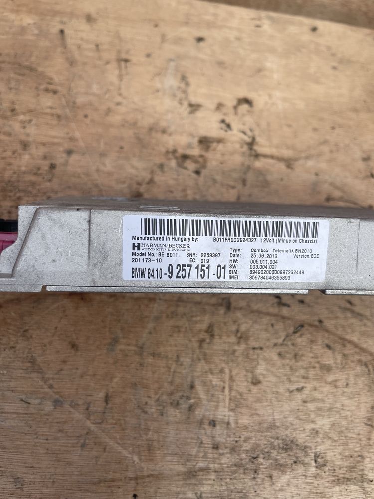 Moduł bluetooth BMW F20 F30 combox