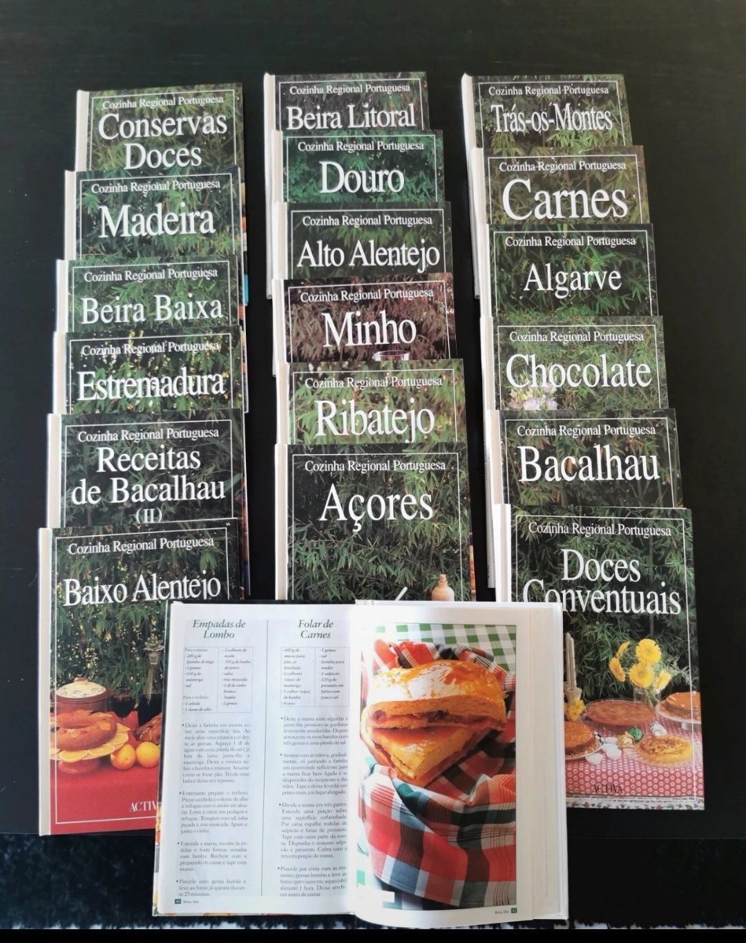 Coleção de 19 livros de culinária