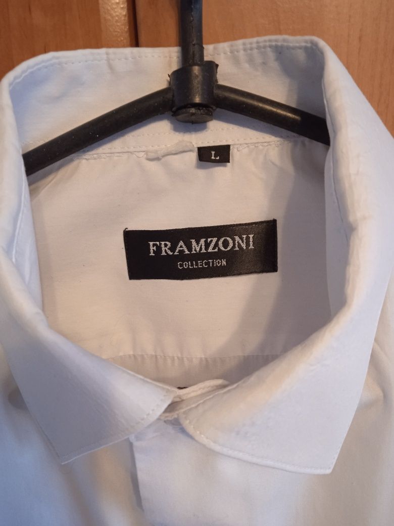 Белая рубашка, Framzoni, L, мужская