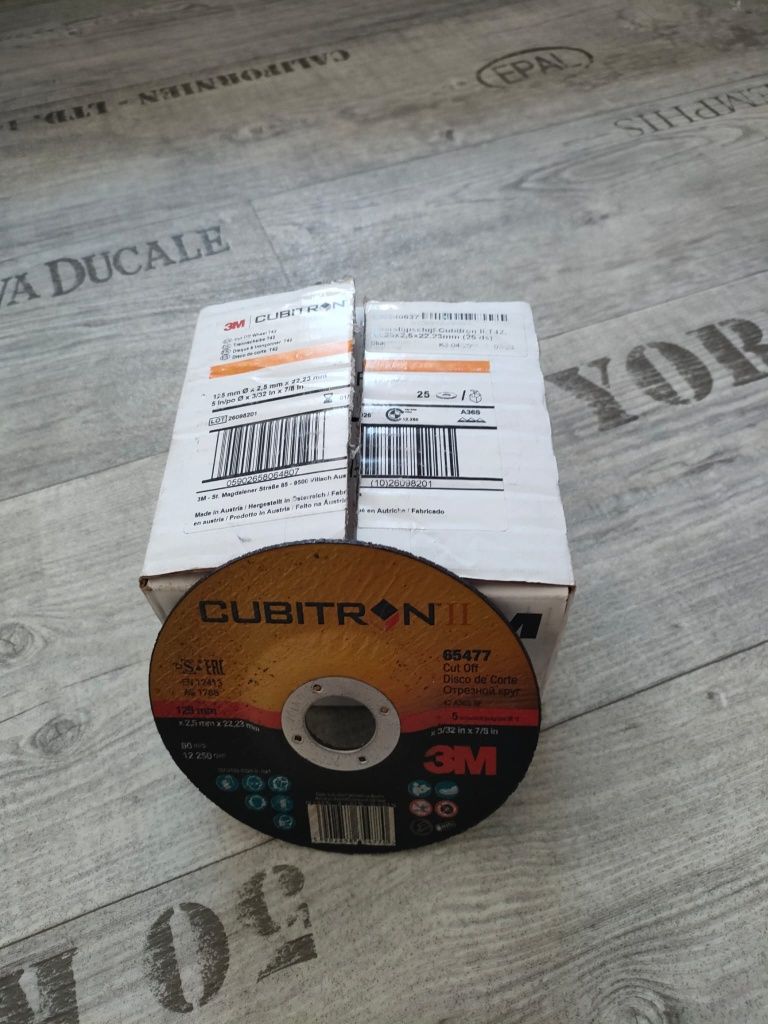 3M tarcza do cięcia  Cubitron II 125mm x 2,5mm 25szt