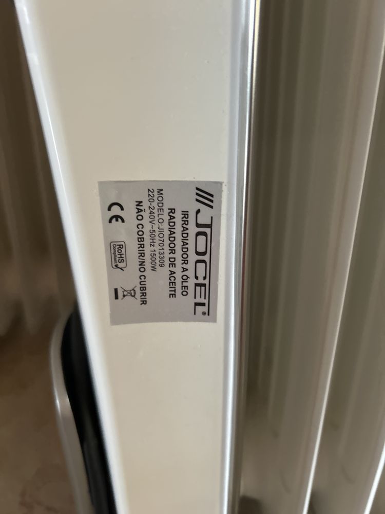 2 Aquecedor oleo jocel 6 e 8 barras