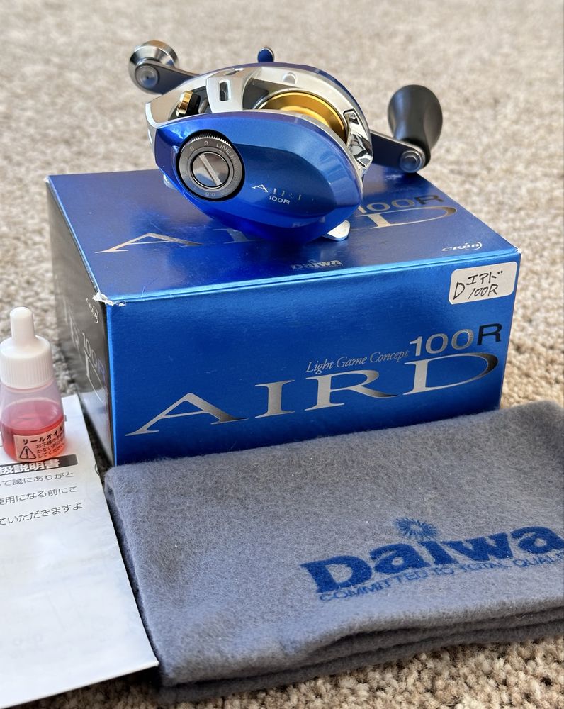 Кастингова риболовна  котушка DAIWA AIRD 100R  5.8:1 Made in Japan