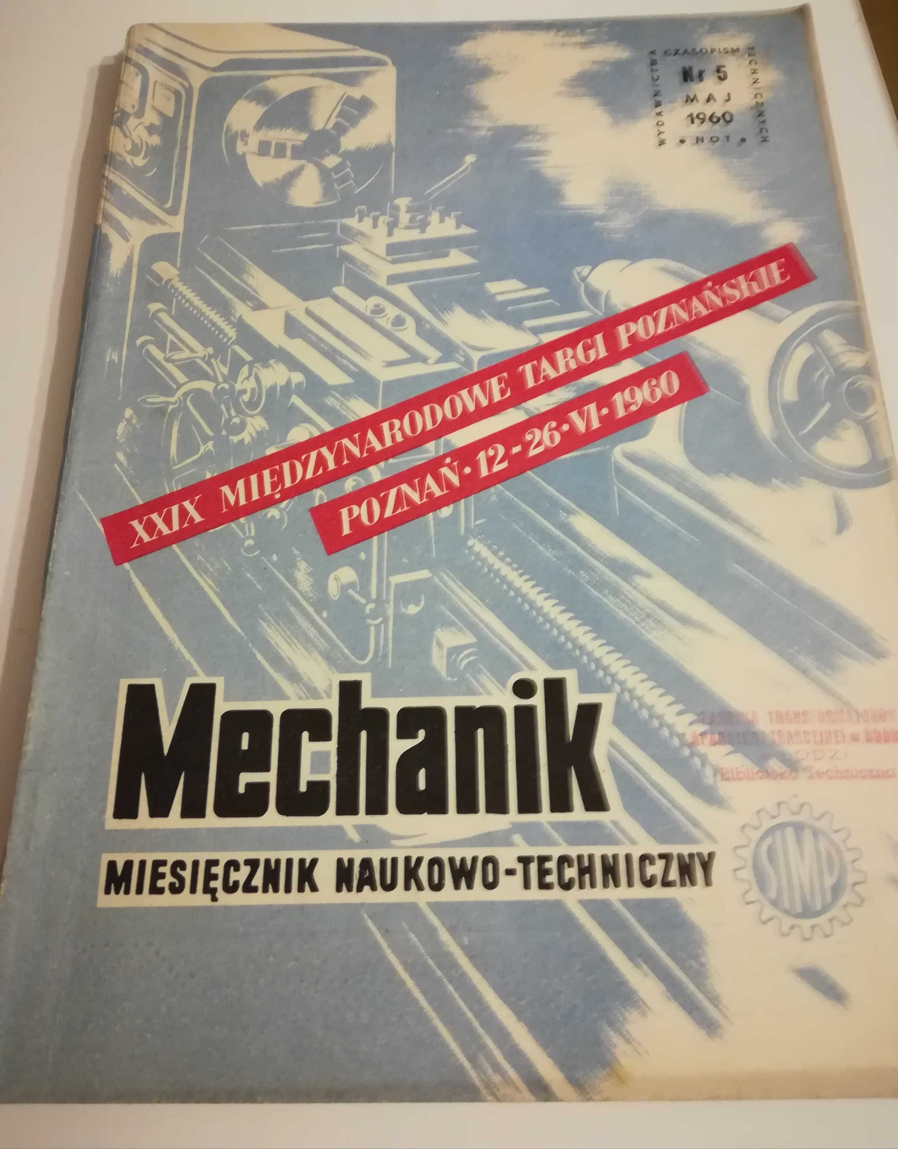 Komplet książek MECHANIK Miesięcznik Techniczny