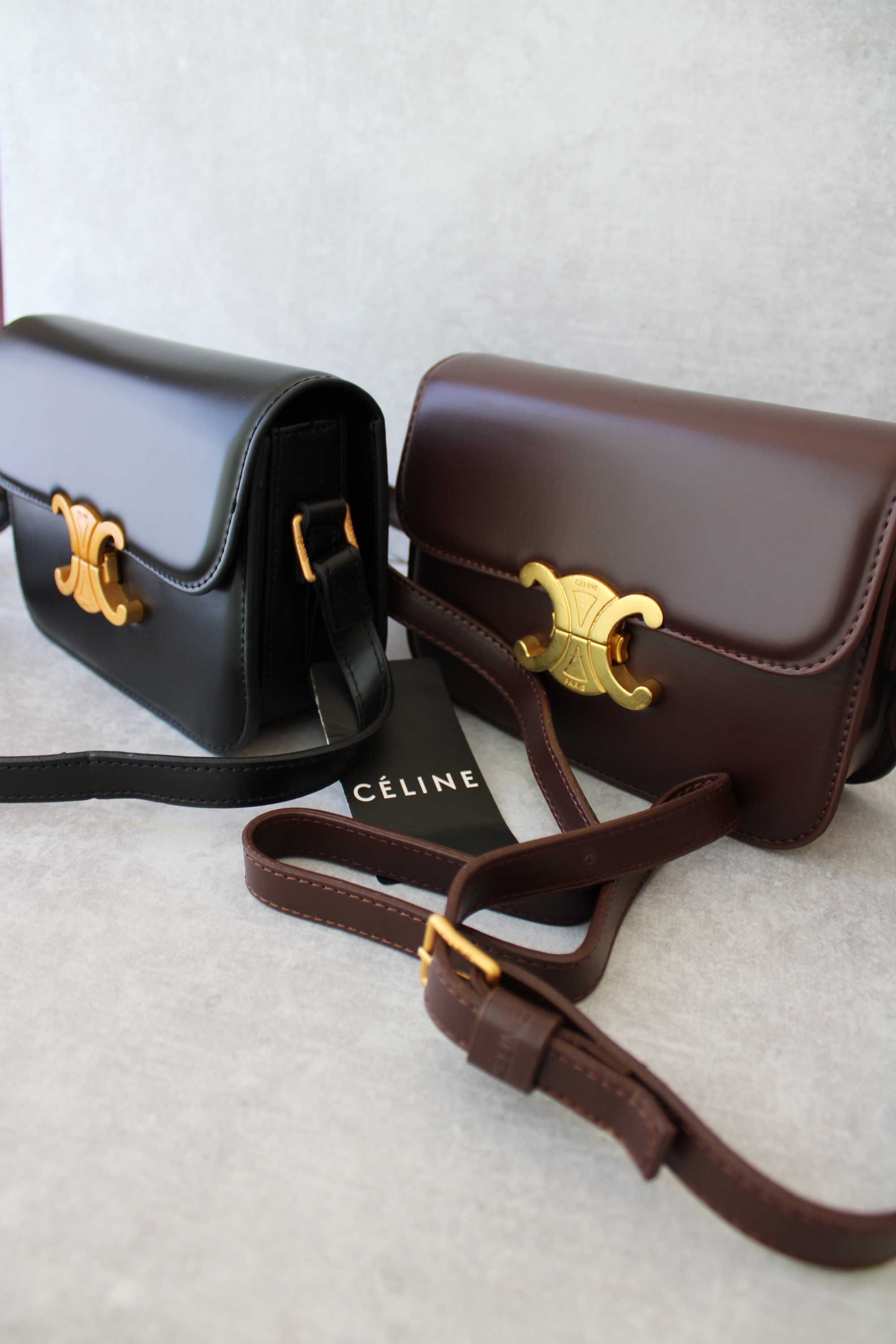 Шкіряна сумка CELINE Triomphe