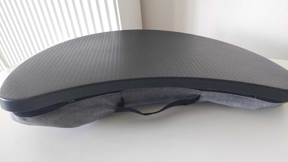 Podstawka pod laptopa wygodna poduszka Ikea Byllan Vissle szary Czarny