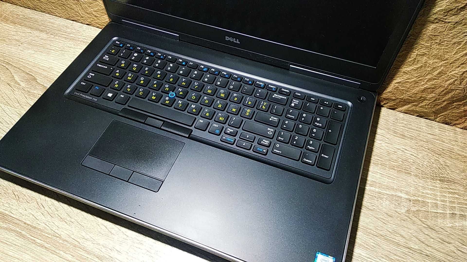 Игровой Dell Precision 7710 SSD 256 видео M3000M 4Гб Новый Аккумулятор