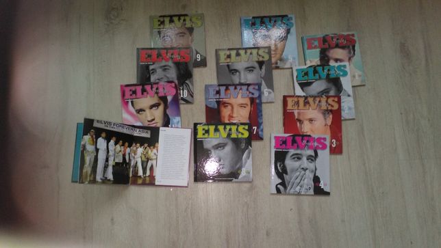 Elvis Presley zestaw książek z płytami muzyki