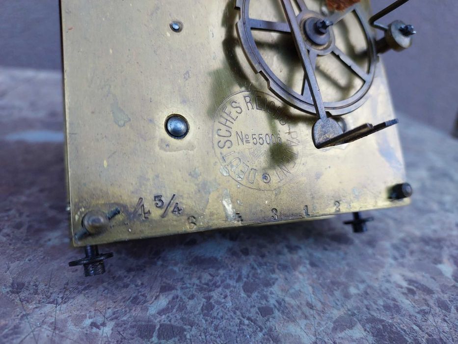 582 Mechanizm zegara ściennego 55006 Kielmann FMS pełna płyta sprawny