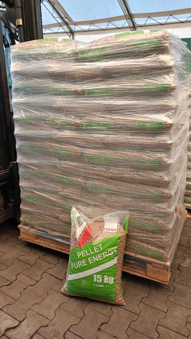Pellet iglasty polski drzewny RUREX certyfikowany A1 1560zł Pleszew