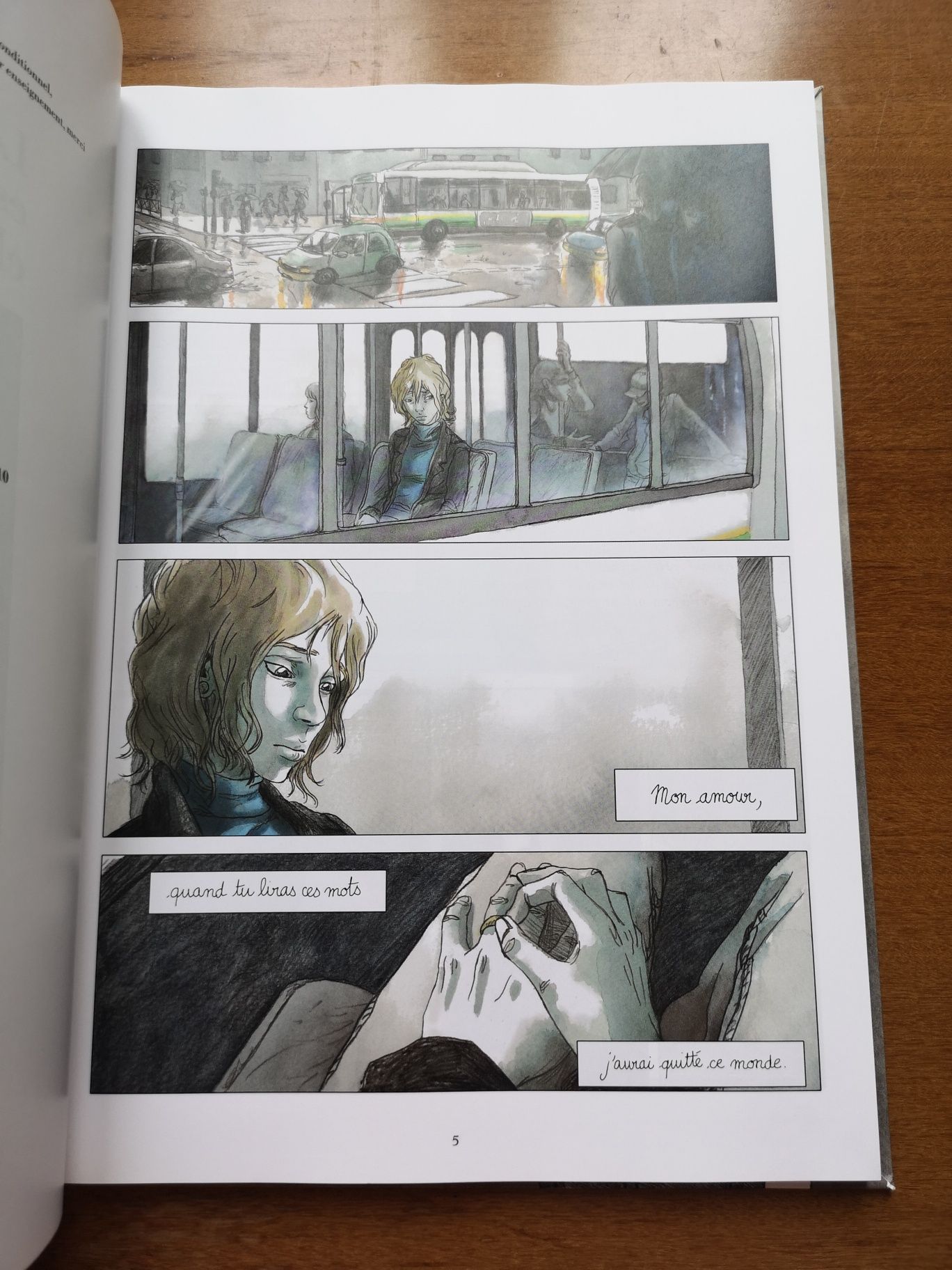 Livro BD Le bleu est une couleur chaude