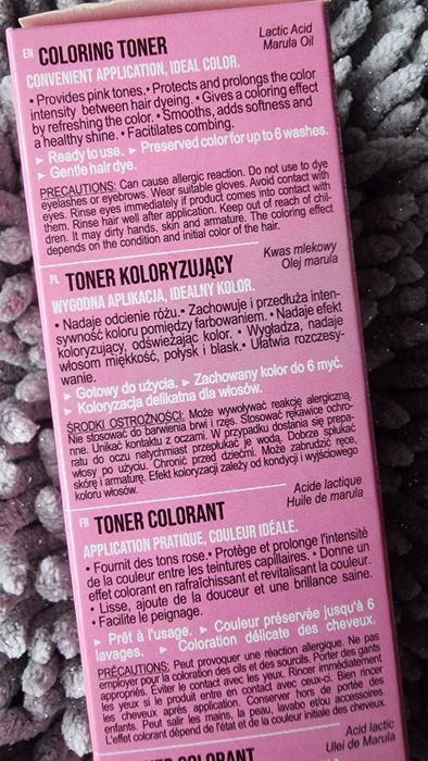 NOWY toner koloryzujący Cameleo różowy