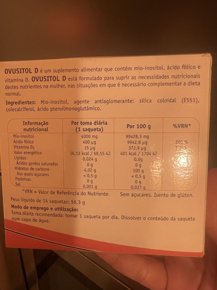 Medicamento para pré-concepçao