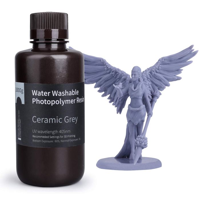 Żywica ELEGOO Water Washable ceramic grey szary 1KG
