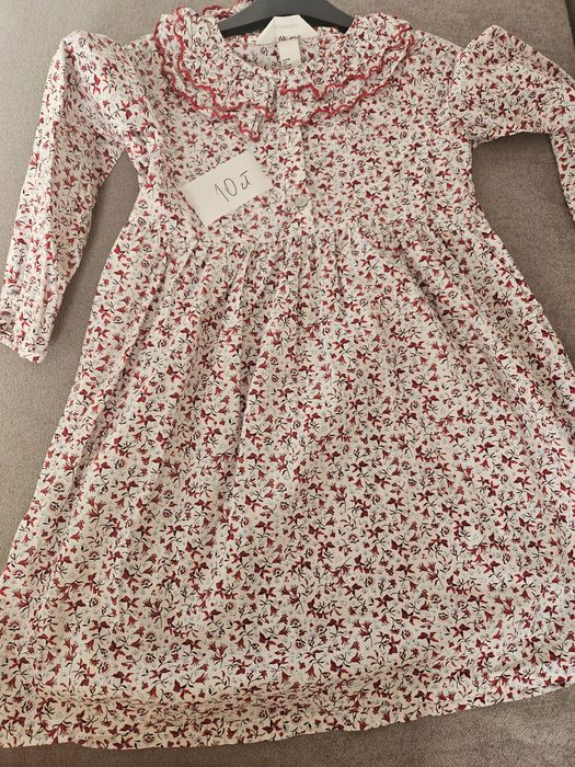 Bawełniana sukienka hm 128