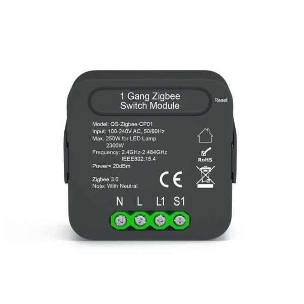 Modulos para Luzes (1 Tecla)- Zigbee 3.0