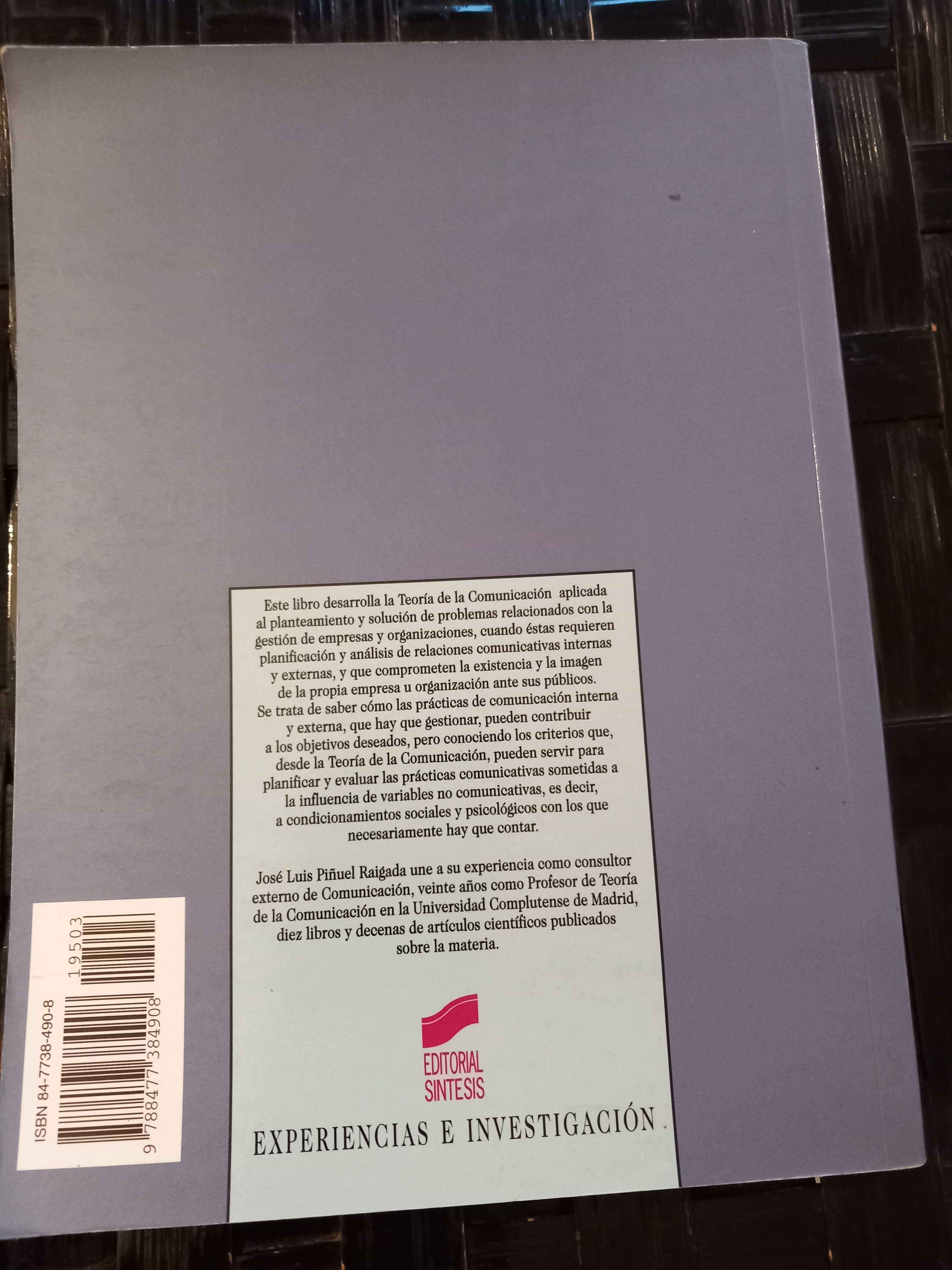 Teoría de la comunicación y gestión de las organizaciones, J. Raigada.