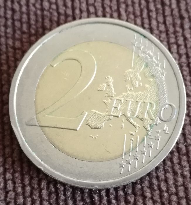 Moeda 2 euros - 50º aniversário da assinatura do tratado de Roma (2007