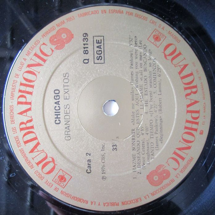 Chicago - - - - - Grandes Êxitos - - - - - LP