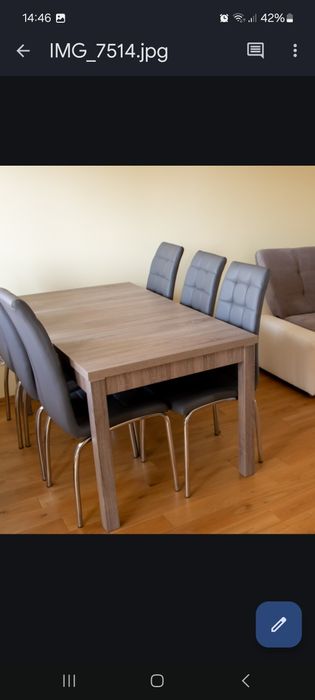 Stół rozkladany 80 na 150