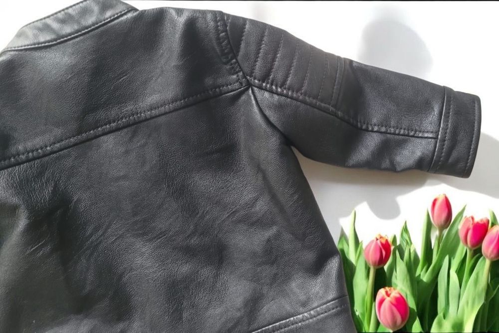 Ramoneska, kurtka z eko skóry rozmiar74