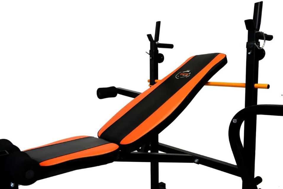 Скамья для жима wcg-0070 тяга брусья приставка скотта