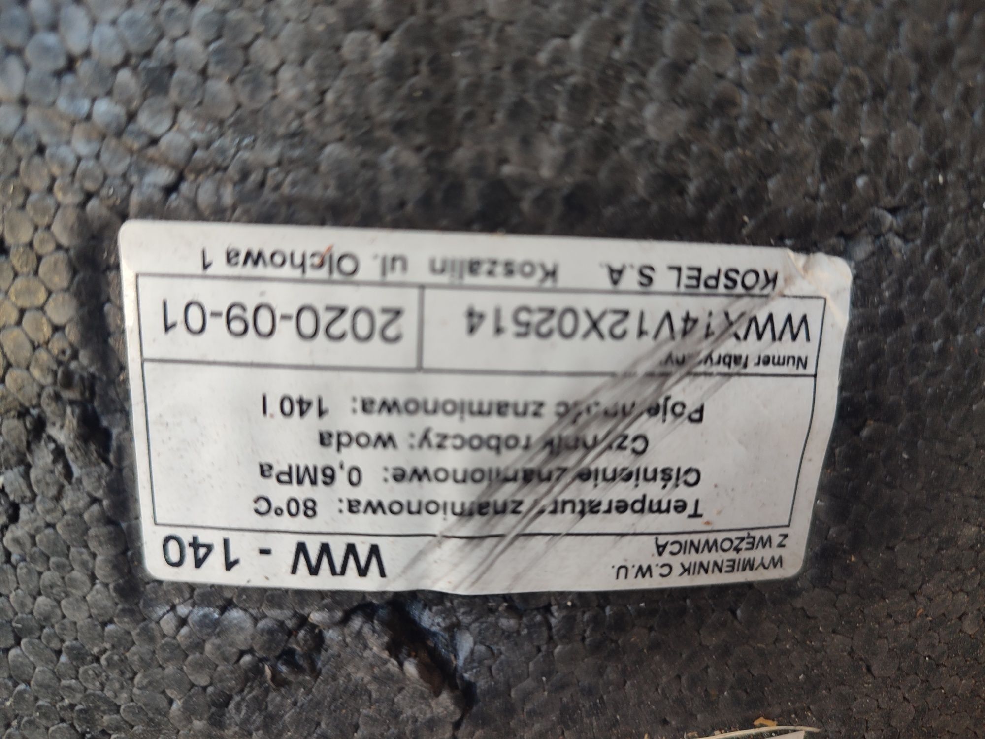 Bojler kospel 140l / Rezerwacja
