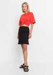 B.P.C t-shirt damski z haftem czerwony ^40/42