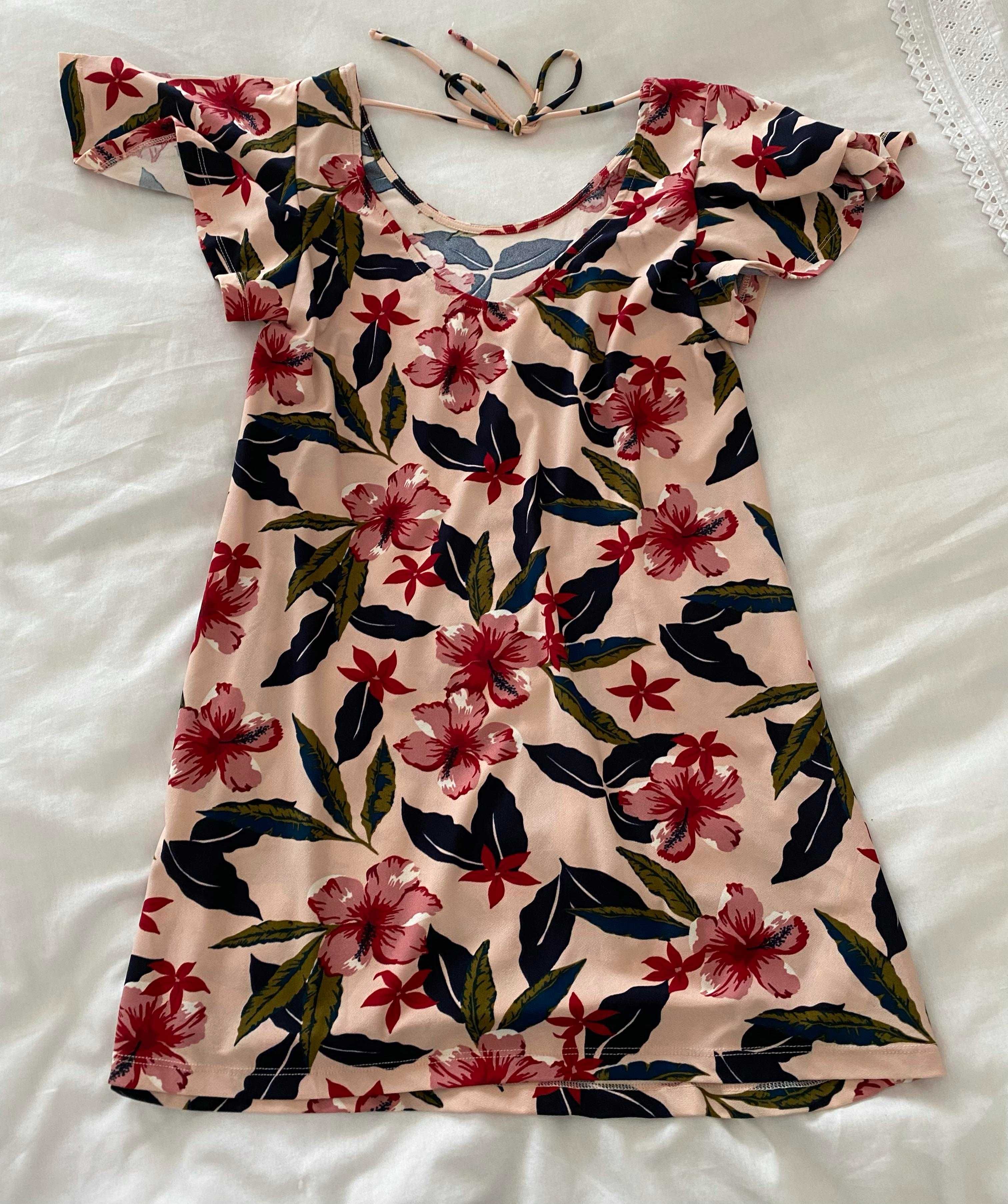 Vestido flores Mango