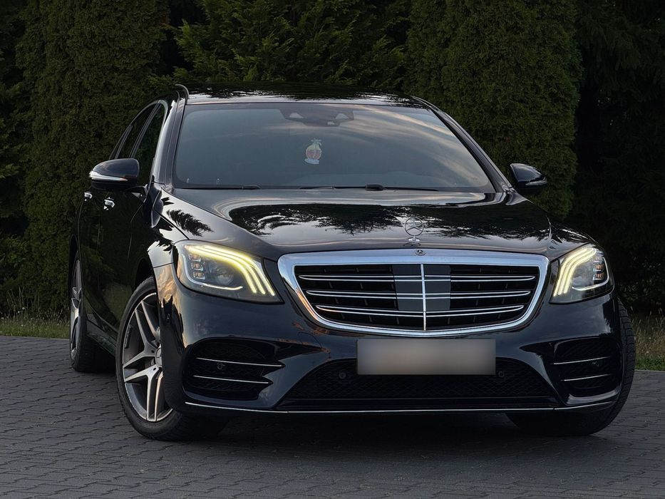 Mercedes-Benz Klasa S 3.0d ALU NAVI KAMERA 360 PAKIET AMG CARPLAY Serwisowany Bezwypadkowy