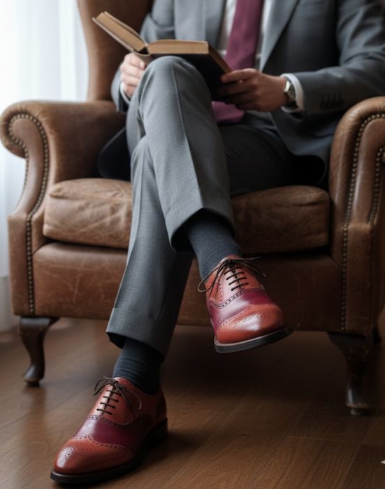 Oxfordy Yanko, piękne i nietuzinkowe UK 7.5