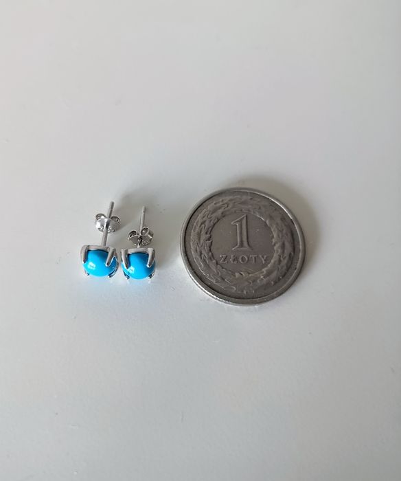 Kolczyki z turkusem