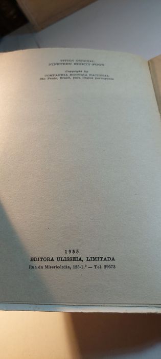 1984 - George Orwell (1ª edição portuguesa, 1955)
