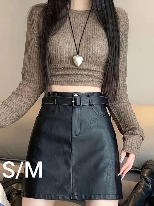 Спідниця єкошкіра