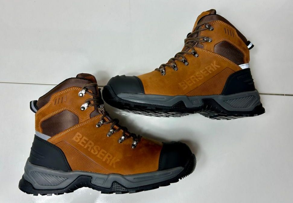 Buty robocze S3 CE ISO Bydlęca licowa skóra Lekkie Wodoodporne Komfort
