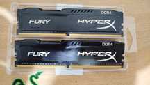 2 RAM HyperX Fury DDR4 4GB cada