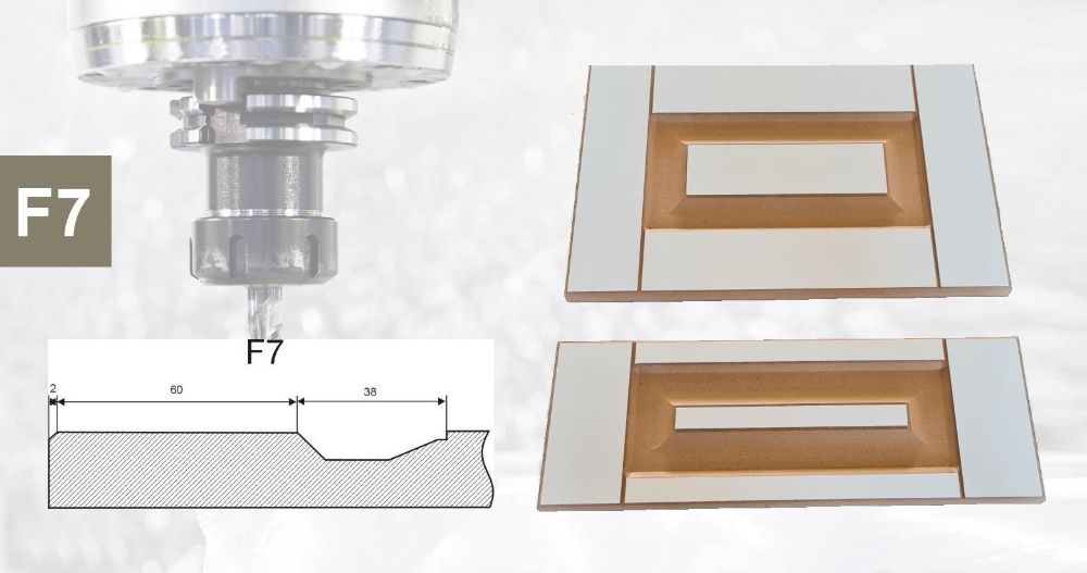 Usługi CNC, Frezowane fronty MDF,   wycinanie, ażury , panele