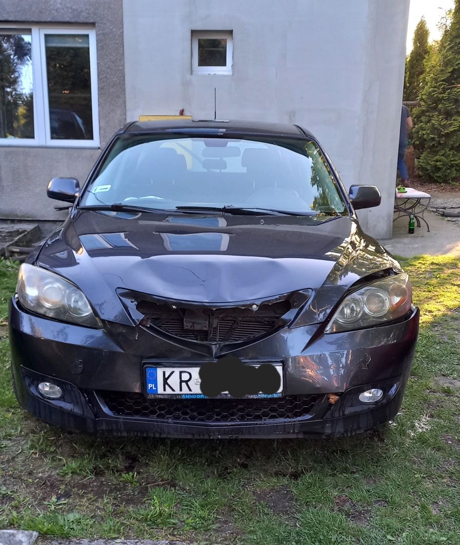 Mazda 3 rok 2007 dobry stan ogólny 1.6 benzyna