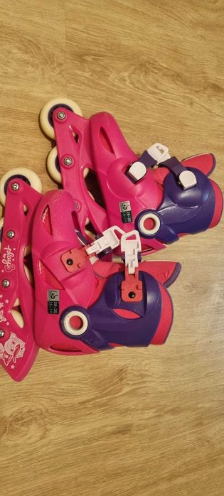 Patins criança menina e protecções