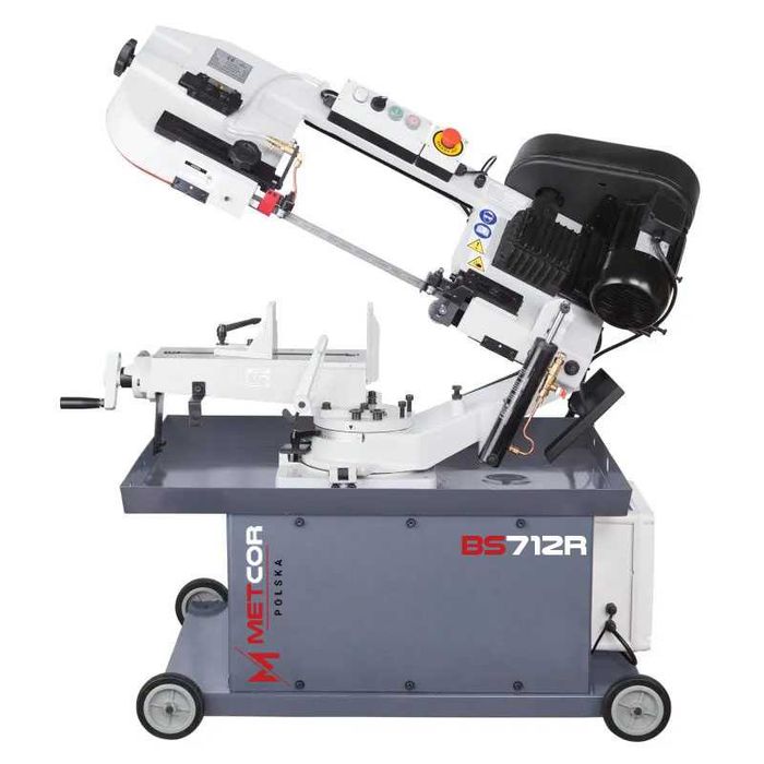 Przecinarka Piła Taśmowa Do Metalu Metcor BS712R 400V RAMIĘ 45° 180mm