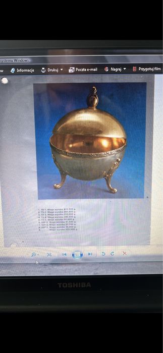 Warmet piękna cukiernica 100% oryginalna piękny stan