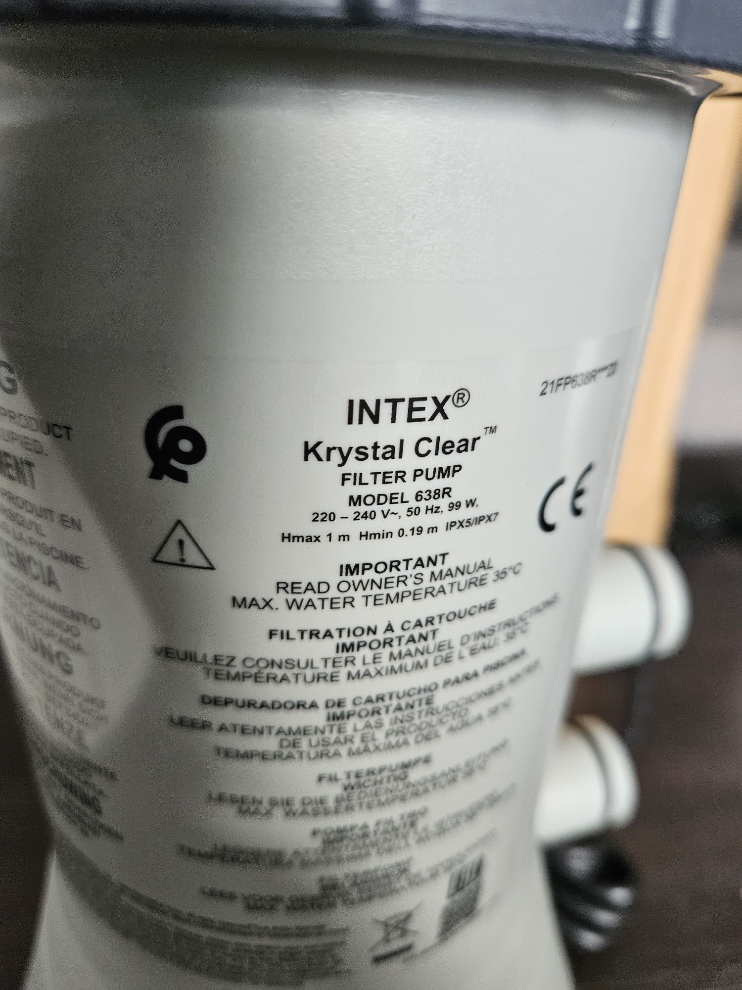 Pompka basenowa filtrująca intex 28638
Pompa Fitrująca Wodę w B