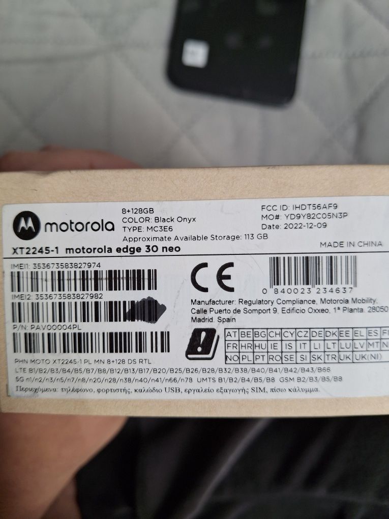 Motorola edge 30neo