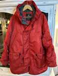 Kurtka / parka Alpha Industries N3b, roz XL, Red, dobry +