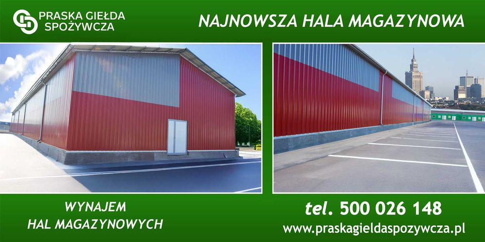 Hala Magazyn Chłodnia do Wynajęcia