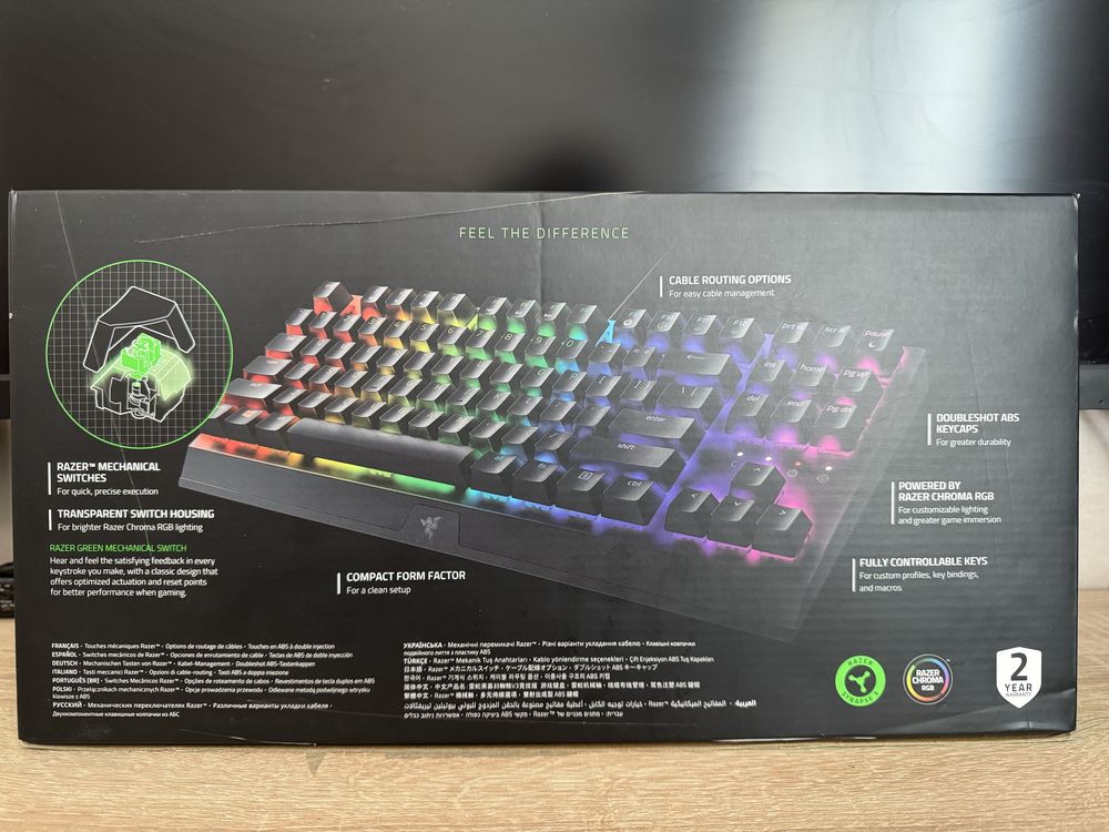 Клавіатура razer blackwidow v3
